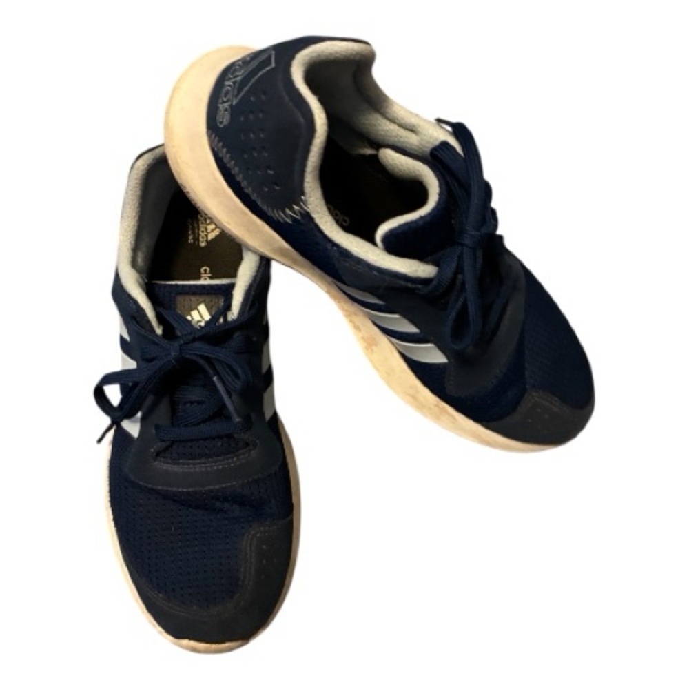 Adidas Mens Dark Blue and Light Blue Sneakers size 8.